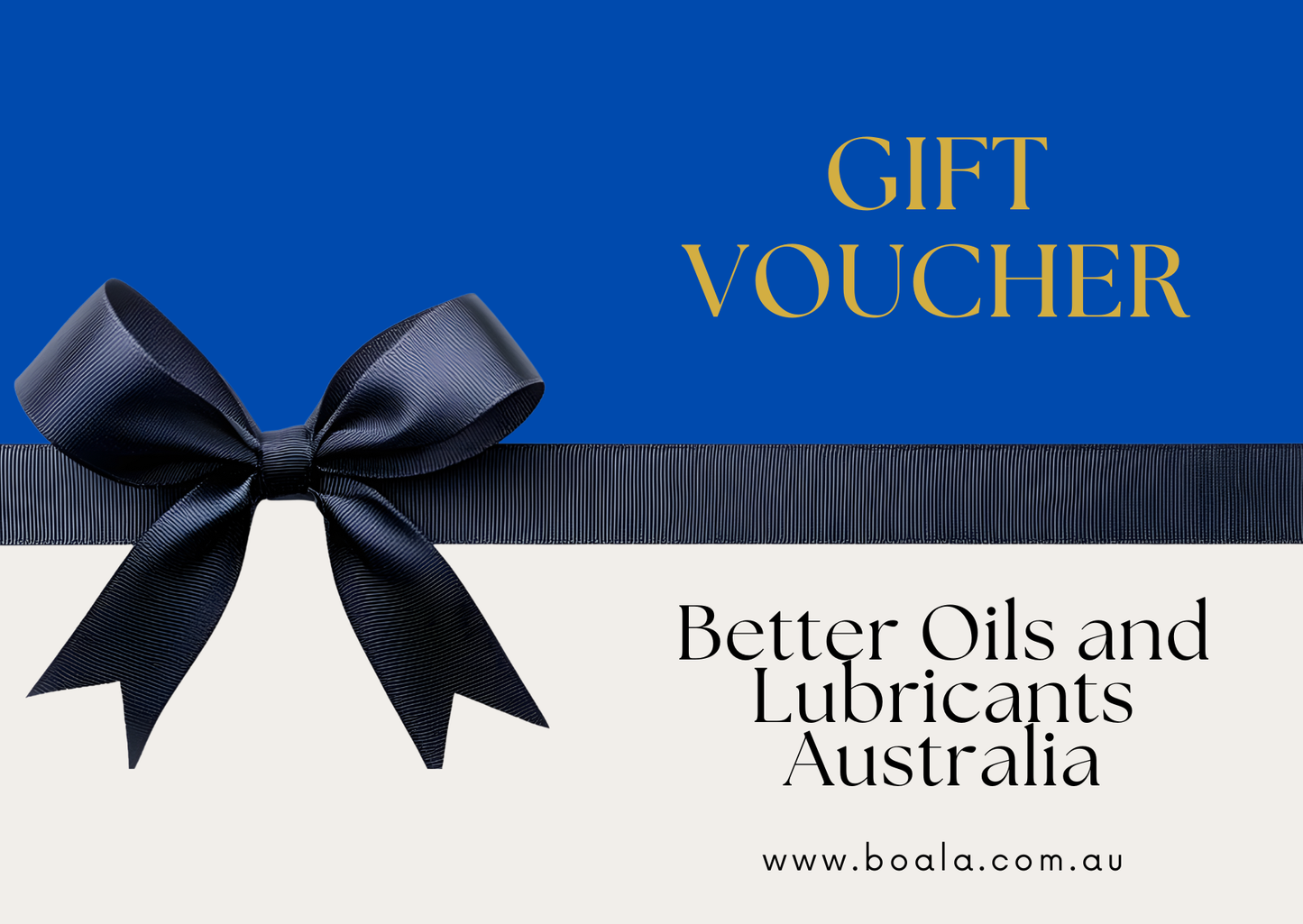 Better Oils and Lubricants Australia Gift Card
