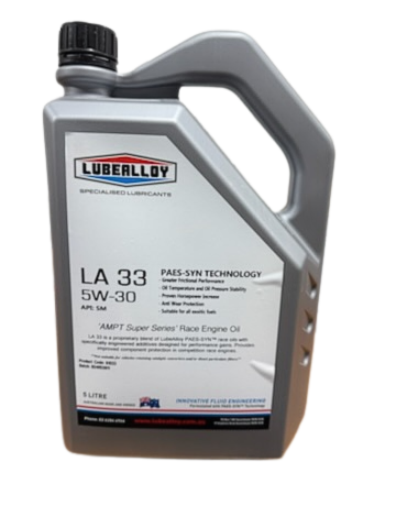 LA33 SAE 30 PAES-SYN Race Engine Oil