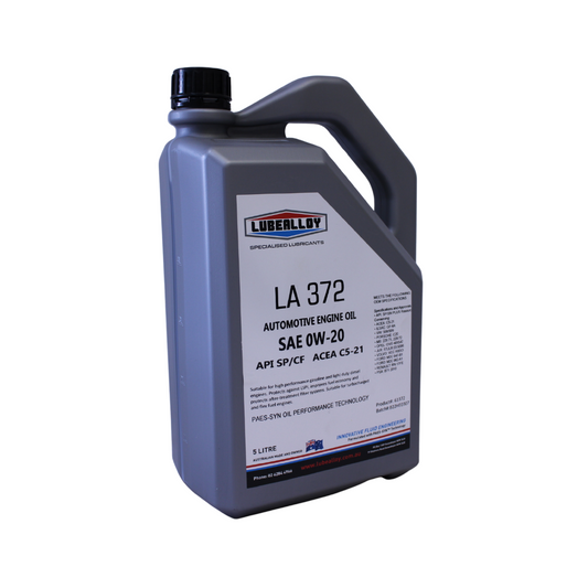 LA 372 0W-20 ILSAC GF-6 Automotive Engine Oil ACEA C5